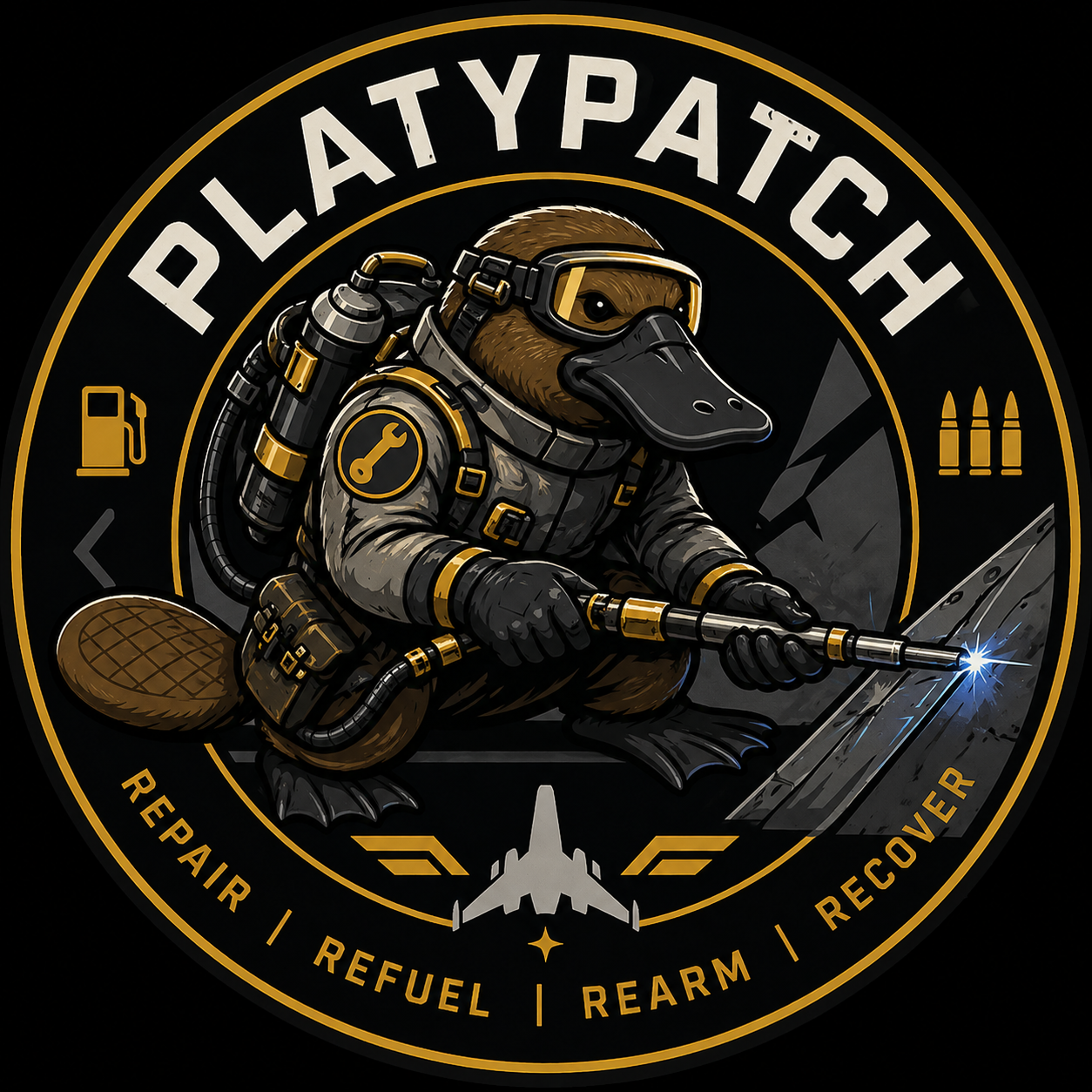 platypatch: Repair, Refuel, Rearm, Recover